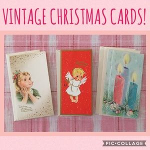 🆕 VINTAGE Holiday Greeting CARDS!🎄